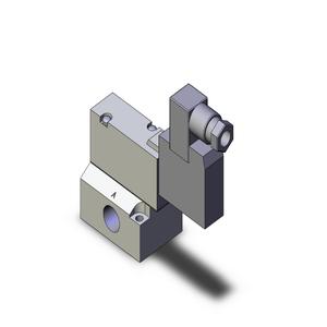 SMC VALVES SYJ714M-5DZ-02N Solenoid Valve, 1/8 Base Mount Size | AP2PFJ