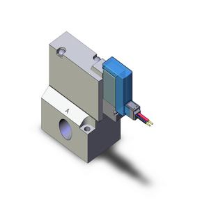 SMC VALVES SYJ724-3LZ-02T Solenoid Valve, 1/4 Base Mount Size | AN9BRA