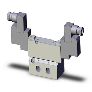 SMC VALVES SYJ7240-5DZ-01N Solenoid Valve, 5 Port Size | AN9UQR