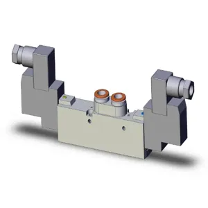 SMC VALVES SYJ7323-5DZD-N9 Solenoid Valve, 5 Port Size | AN4TLF