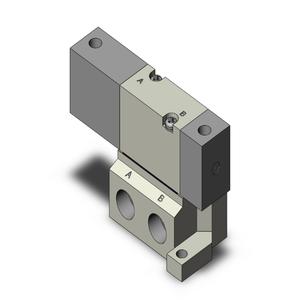 SMC VALVES SYJA5440-01 Solenoid Valve, 5 Port Size | AP2KXA