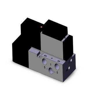 SMC VALVES VFR2100-3FZ-01T Magnetventil, 1/8 Basismontagegröße | AN7VGQ