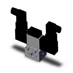 SMC VALVES VFR2210-5DZ-02N Valve Base Mount, 1/4 Size, 4/5 Port Size | AP2JVF