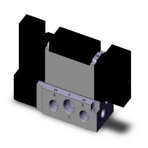 SMC VALVES VFR3200-3FZ-03 Ventilbasismontage, 3/8 Größe, 4/5 Anschluss | AN9WJR