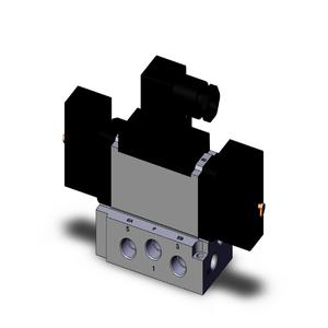 SMC VALVES VFR3210-5DZC-02T Valve Base Mount, 1/4 Inch Size, 4/5 Port Size | AP2PJY