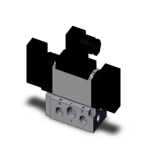 SMC VALVES VFR3310R-3DZ-03 Valve Base Mount, 3/8 Size, 4/5 Port | AM4DDK