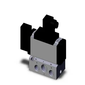 SMC VALVES VFR4110-5DZ-04 Solenoid Valve, 1/2 Inch Base Mount | AL3YET