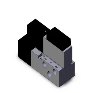 SMC VALVES VFS2100-5FZ-01T Solenoid Valve, 1/8 Base Mount Size | AN8HFN