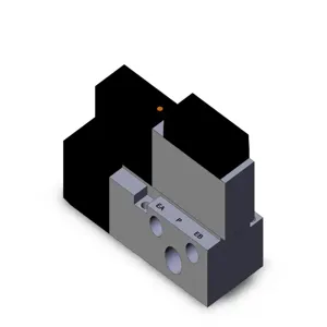 SMC VALVES VFS2100-5FZ-02 Solenoid Valve, 1/4 Inch Base Mount | AL3YHV