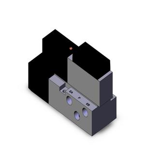 SMC VALVES VFS2100-5FZB-B01T Solenoid Valve, 1/8 Base Mount Size | AN8AUP