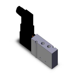 SMC VALVES VFS2120-4DZ-01T Solenoid Valve, 1/8 Port Size | AN8ZHB