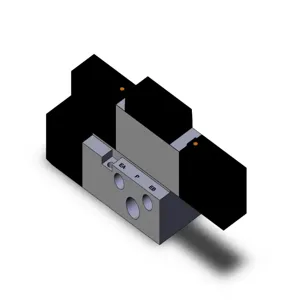 SMC VALVES VFS2200-5FZ-02 Solenoid Valve, 1/4 Inch Base Mount | AL3YLE