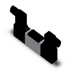 SMC VALVES VFS2210-5D Valve, 4/5 Port Size | AM9RNZ