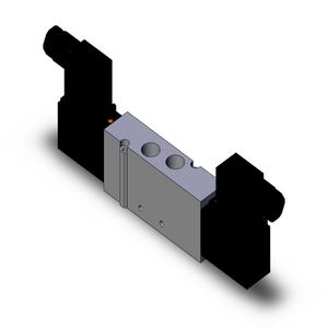 SMC VALVES VFS2220-3D-02T Magnetventil, 1/4 Anschlussgröße | AN8TKX