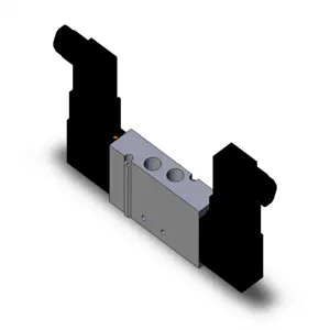 SMC VALVES VFS2230-5DZ-02 Solenoid Valve, 1/4 Inch Size Body Port | AL3YRW