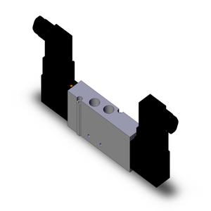 SMC VALVES VFS2330-5DZ-02 Magnetventil, 1/4 Zoll großer Gehäuseanschluss | AL3YTG