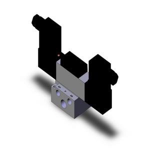 SMC VALVES VFS2410-5TZB-02 Ventil, 4/5 Anschlussgröße | AM9RPC