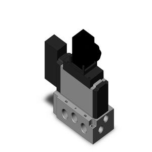 SMC VALVES VFS3110-3DZ-02T Solenoid Valve, 1/4 Base Mount Size | AN7QAJ