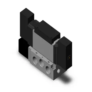 SMC VALVES VFS3300-3FZB-03T Valve Base Mount, 3/8 Size, 4/5 Port | AN8NDG