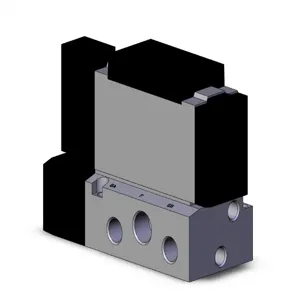 SMC VALVES VFS4100-3FZ-04T Solenoid Valve, 1/2 Base Mount Size | AN7ZYN