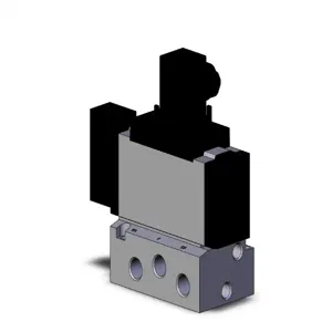 SMC VALVES VFS4110-3D-03 Solenoid Valve, 3/8 Inch Base Mount | AL3YZP