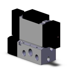 SMC VALVES VFS4200-5FZ-04T Magnetventil, 1/2 Basismontagegröße | AN9LCU