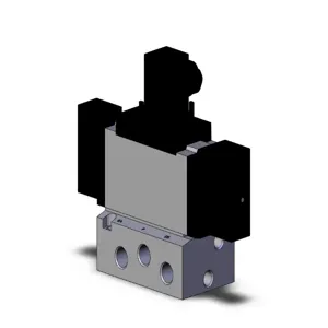 SMC VALVES VFS4210-5DZ-03 Solenoid Valve, 3/8 Inch Base Mount | AL3ZAZ