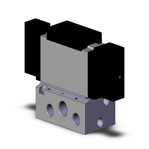 SMC VALVES VFS4210-5EZ-04 Valve, 1/2 Base Mount Size | AM8AVW