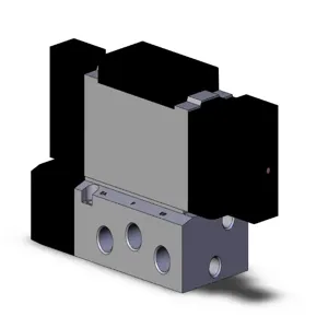 SMC VALVES VFS4300-3FZ-03T Solenoid Valve, 3/8 Base Mount Size | AN9MFY