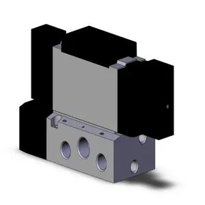 SMC VALVES VFS4300-5FZ-04 Solenoid Valve, 1/2 Inch Base Mount | AL3ZBN