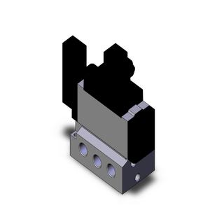 SMC VALVES VFS5111-5DZC-03T Magnetventil, 3/8 Basismontagegröße | AN8WQZ