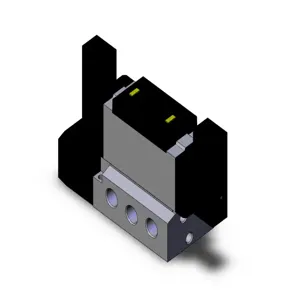 SMC VALVES VFS5200-5FZ-03 Solenoid Valve, 3/8 Base Mount Size | AM4UAJ