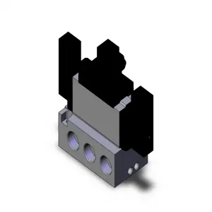 SMC VALVES VFS5210-5DZ-06 Solenoid Valve, 3/4 Inch Base Mount | AL3ZDN