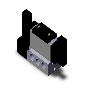 SMC VALVES VFS5300-5FZ-04 Solenoid Valve, 1/2 Base Mount Size | AN6BWX