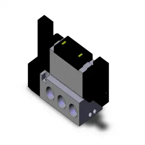 SMC VALVES VFS5300-5FZ-06T Solenoid Valve, 3/4 Base Mount Size | AN7MYA