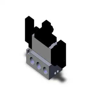 SMC VALVES VFS5310-3DZ-06T Valve Base Mount, 3/4 Size, 4/5 Port Size | AN9MVT