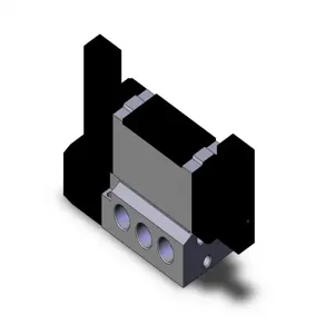 SMC VALVES VFS5400-3F-04T Solenoid Valve, 1/2 Base Mount Size | AN8PZM