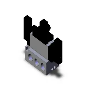 SMC VALVES VFS5410-5DZ-06 Valve Base Mount, 3/4 Size, 4/5 Port Size | AM9RQG