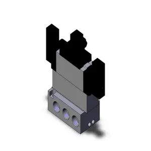 SMC VALVES VFS5610-3DZ-06T Valve Base Mount, 3/4 Size, 4/5 Port Size | AN7EMN