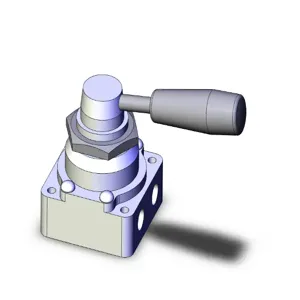 SMC VALVES VH211-02 Hand Valve, 1/4 Inch Size, Body Port | AL3ZHA