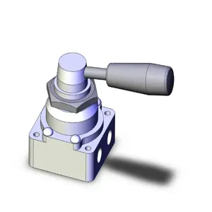 SMC VALVES VH211-N02 Hand Valve, 1/4 Inch Size, Body Port | AL3ZHB