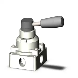 SMC VALVES VH300-N03 Hand Valve, 3/8 Inch Size, Body Port | AL3LUR