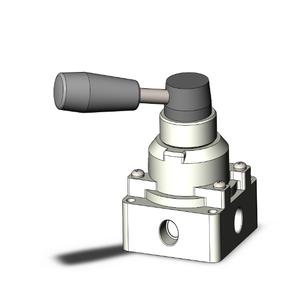 SMC VALVES VH302-N02-R Handventil, 3/8 Anschlussgröße | AM9RRA