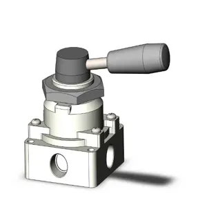 SMC VALVES VH310-N03 Hand Valve, 3/8 Inch Size, Body Port | AL3ZHP