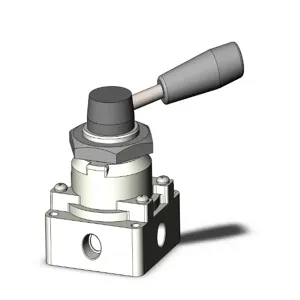 SMC VALVES VH312-02 Hand Valve, 1/4 Port Size | AM9RRC