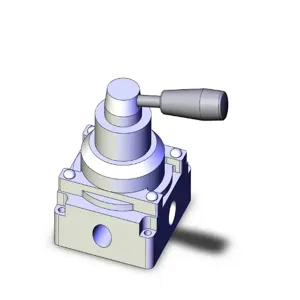 SMC VALVES VH402-04 Hand Valve, 1/2 Inch Size, Body Port | AL3ZJX