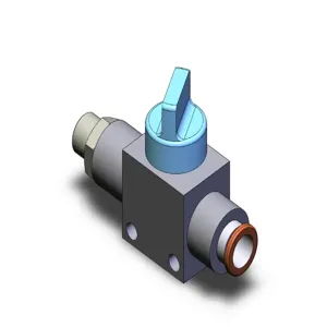 SMC VALVES VHK2-01S-08F Finger Valve, 1/4 Inch Size Built In Fitting | AL3ZKK