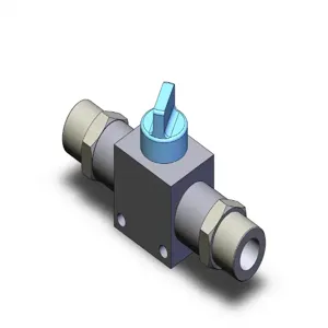 SMC VALVES VHK2-03S-03S Finger Valve, 3/8 Port Size | AL8UWD