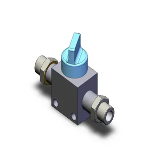 SMC VALVES VHK3-01S-01S Finger Valve, 1/8 Port Size | AM2ADE