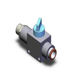 SMC VALVES VHK3-02S-10F Fingerventil, eingebauter Anschluss, 1/4 | AN7PWY